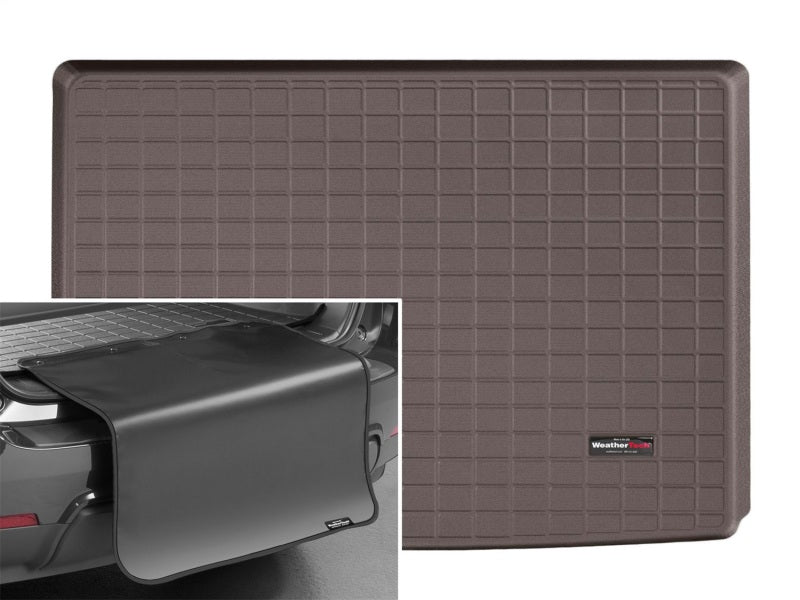 WeatherTech 2015+ Cadillac Escalade Cargo Liner With Bumper Protector - Cocoa