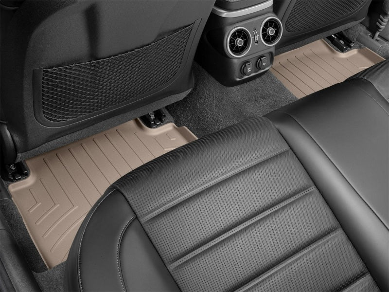 WeatherTech 2018+ Kia Stinger Rear FloorLiner - Tan