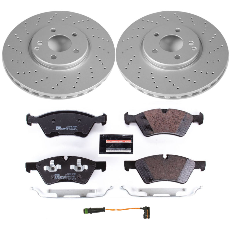Power Stop 07-09 Mercedes-Benz E350 Front Euro-Stop Brake Kit