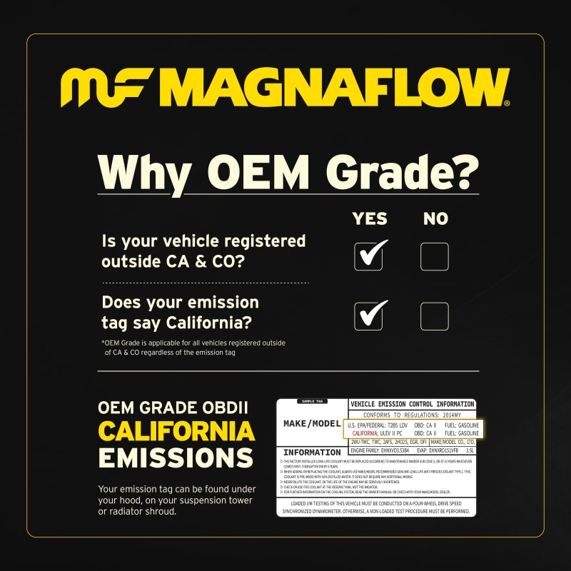 MagnaFlow 16-21 Infiniti QX80 5.6L Direct-Fit Left Manifold Catalytic Converter