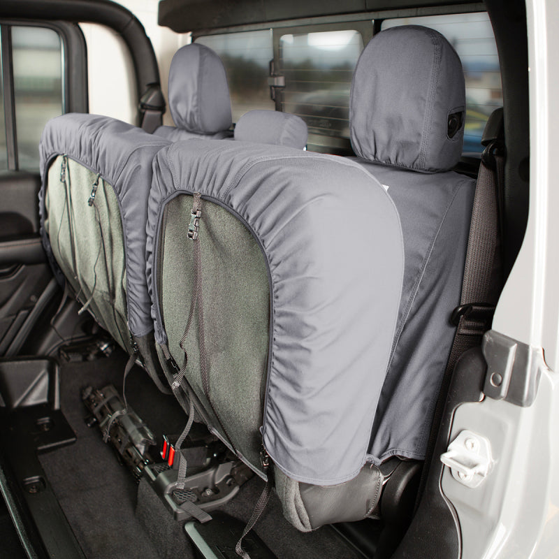 Covercraft 15-18 Ford F150 Carhartt SeatSaver Custom Front Row Seat Covers - Gravel