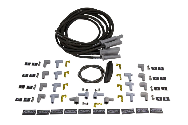Fast Wire Set, Firewire W/ Sleeve, 8 Cyl., Straight Plug, Univ.
