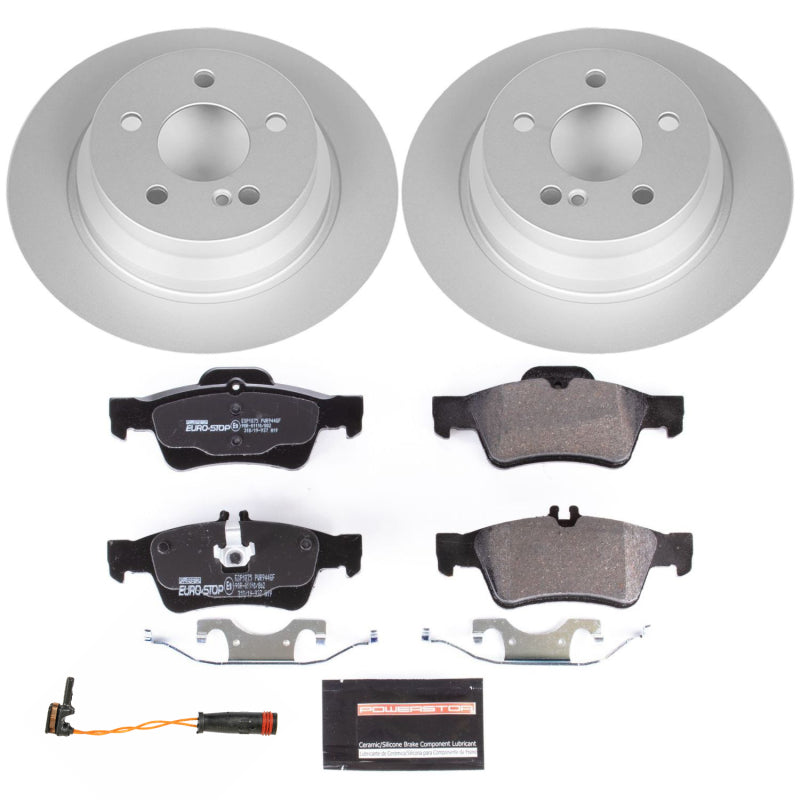 Power Stop 14-16 Mercedes-Benz E250 Rear Euro-Stop Brake Kit