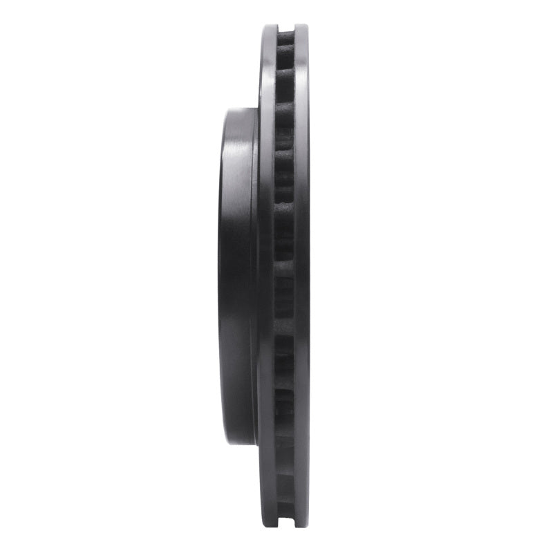 R1 03-11 Cadillac CTS Rear Left Drilled & Slotted Black Brake Rotor