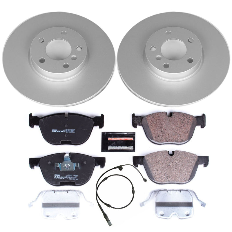 Power Stop 11-18 BMW X5 Front Euro-Stop Brake Kit