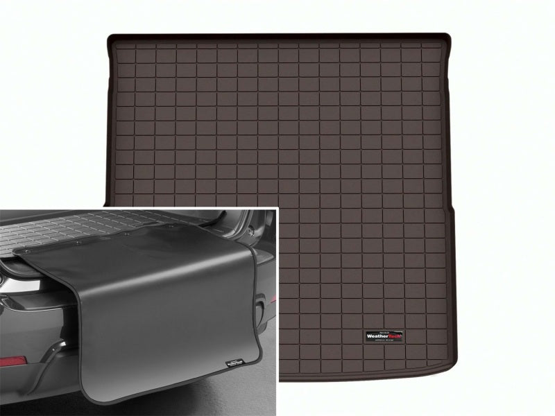 WeatherTech 2023 Honda Pilot w/o Cargo Side Panel Protector Cargo Liner w/Bumper Protector - Cocoa