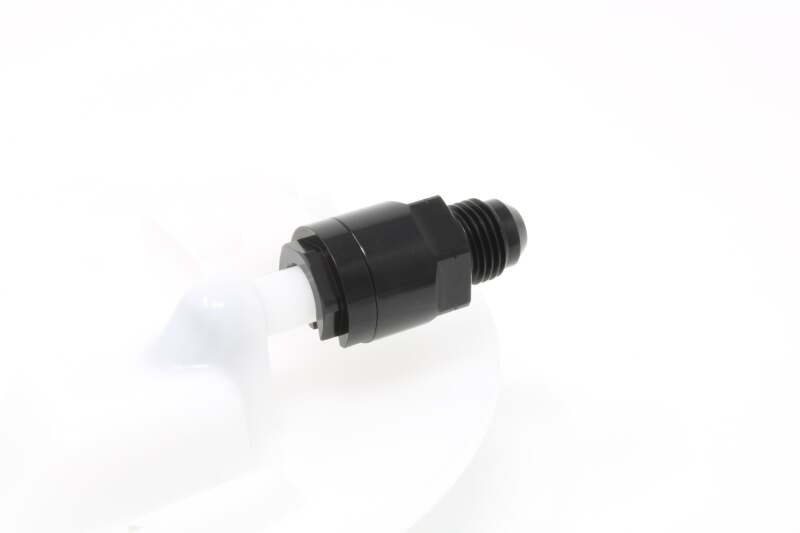 Aeromotive VaporWorx Fitting - GM 3/8in Female Quick Connect to AN-06 Male Adapter