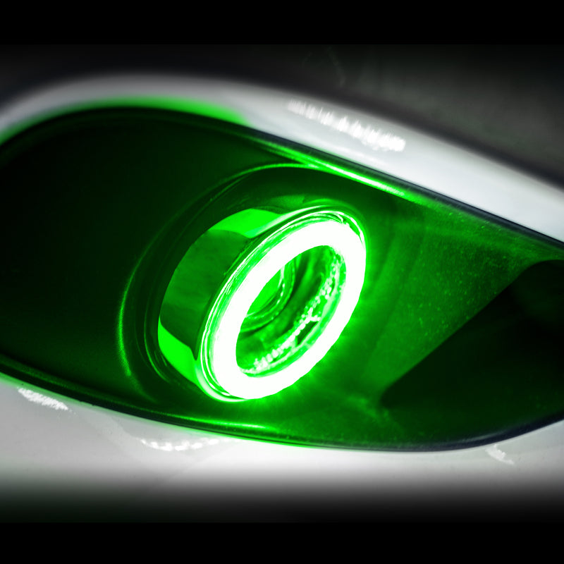 Oracle 11-13 Dodge Durango Surface Mount LED Fog Light Halo Kit - Green