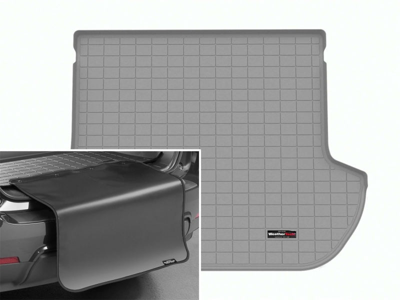 WeatherTech 10-14 Subaru Outback Trunk Cargo Liner w/Bumper Protector - Grey