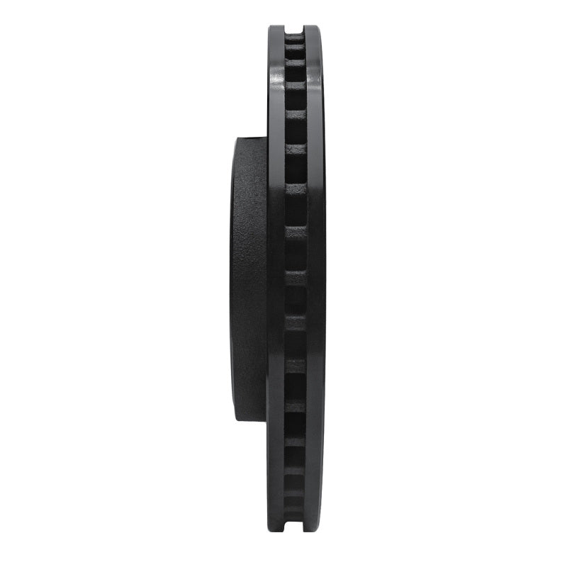 R1 11-22 Dodge Durango Front Right Drilled & Slotted Black Brake Rotor