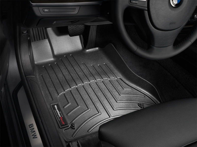 WeatherTech 09+ BMW 7-Series (F01/F02) 750i/LI Front FloorLiner - Black
