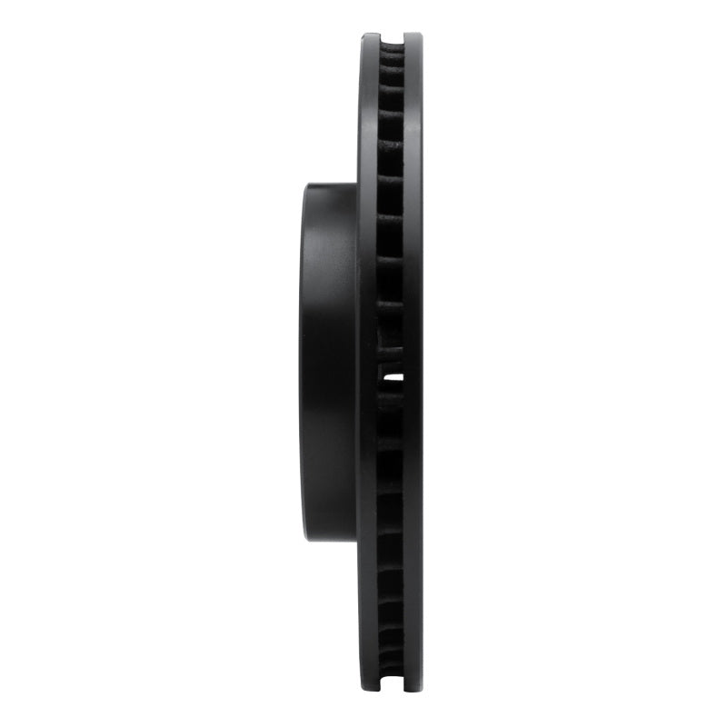 R1 01-05 Toyota RAV4 Front Left Drilled & Slotted Black Brake Rotor