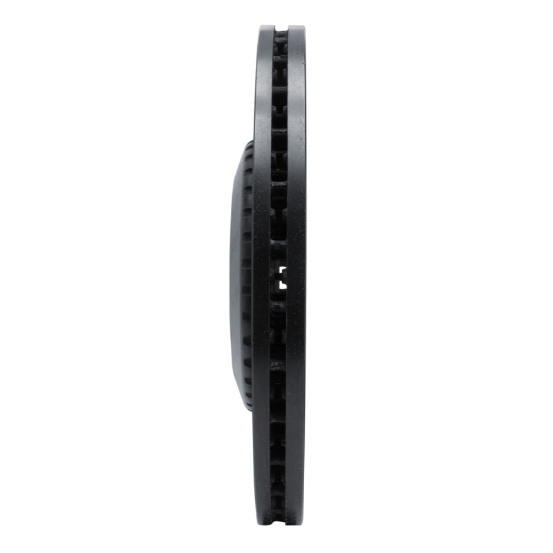 R1 21-25 Jaguar F-Pace Front Left Drilled & Slotted Black Brake Rotor