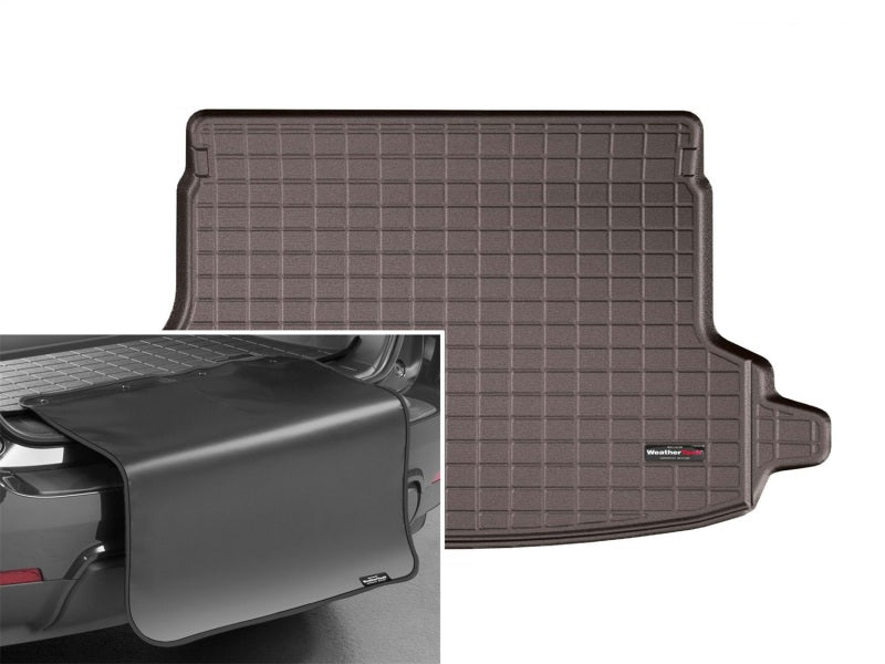WeatherTech 2019+ Subaru Forester Cargo With Bumper Protector - Cocoa