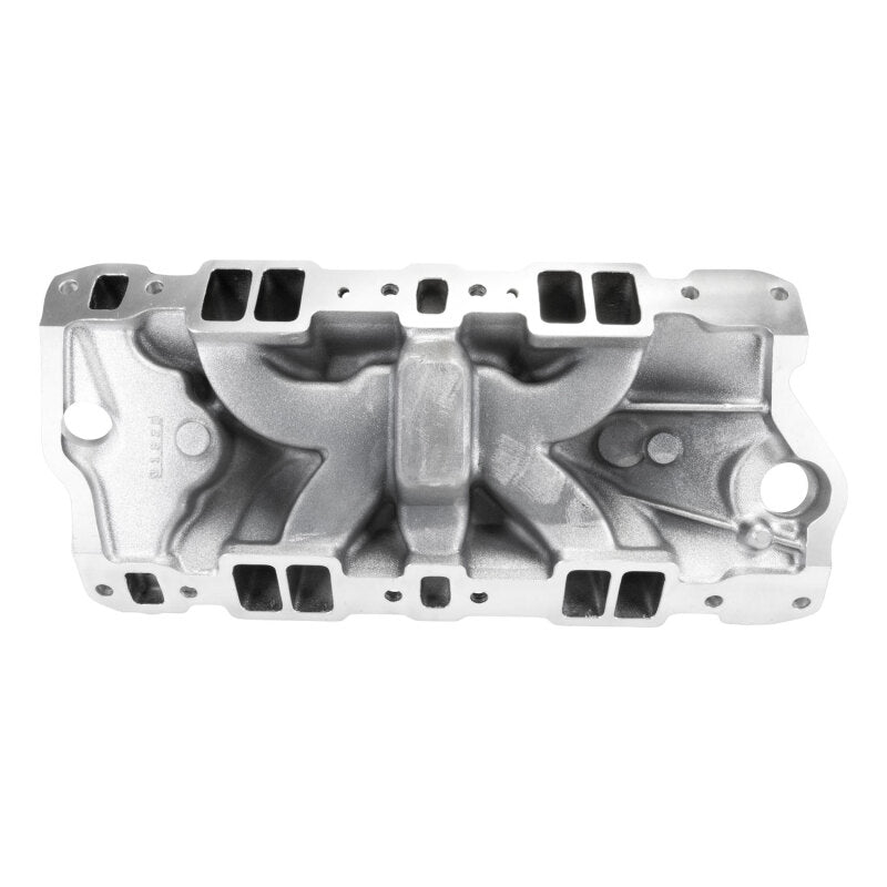 Edelbrock Chevy SB Performer EPS Intake Manifold w/ Oil Fill Tube - Chrome Plasma