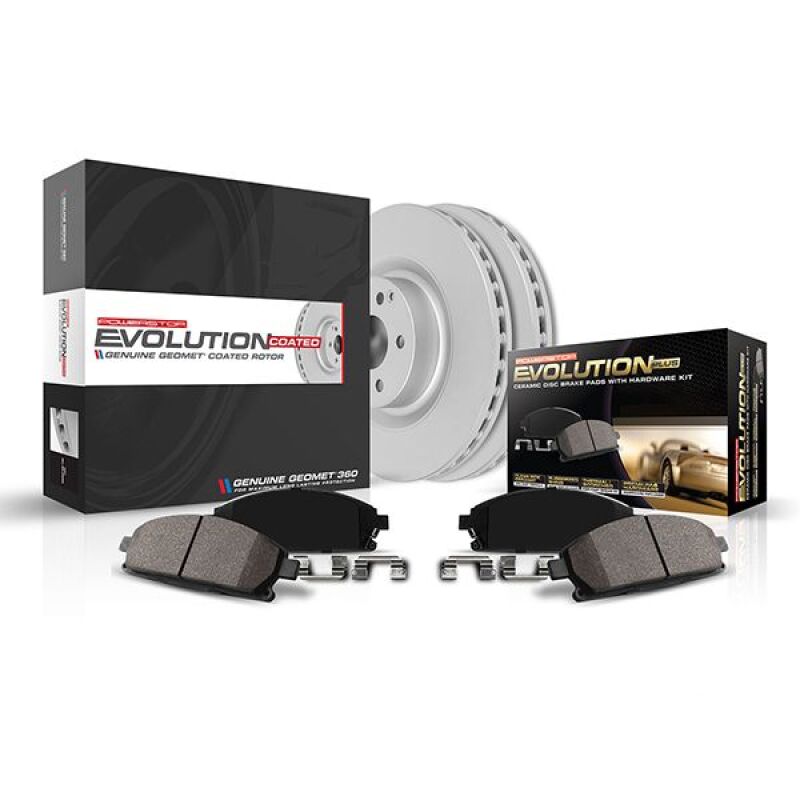 Power Stop 21-23 Acura TLX Front Z17 Coated Brake Kit