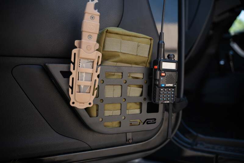 DV8 Offroad 2011-2018 Jeep Wrangler JK Slim Front Door Molle Pockets
