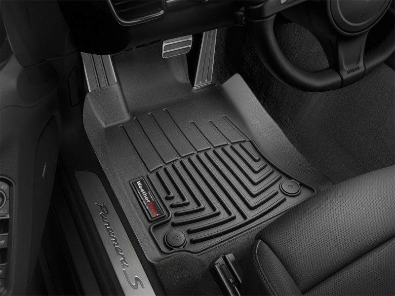 WeatherTech 10+ Porsche Panamera Front FloorLiner - Black