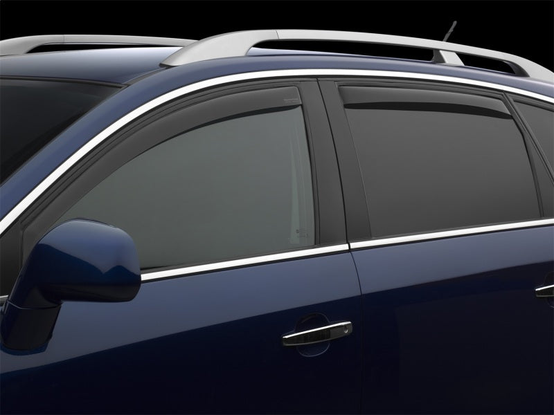 WeatherTech 22-25 Infiniti QX60 Front&Rear Side Window Deflectors - Dark Tint