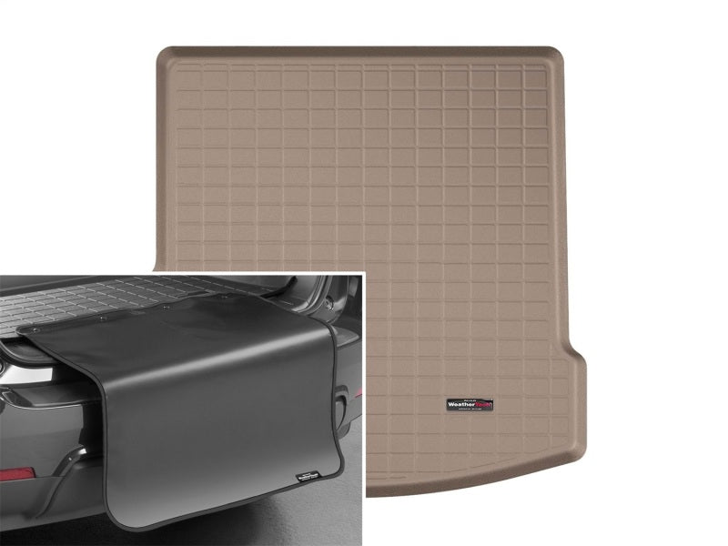 WeatherTech 2018+ Buick Regal TourX Cargo w/ Bumper Protector - Tan