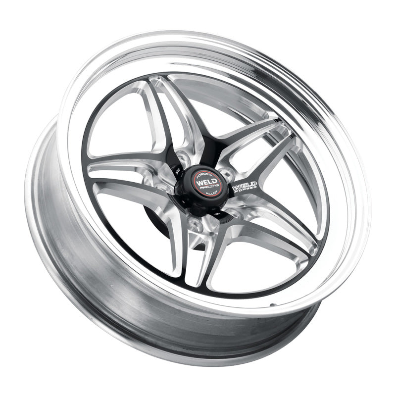 Weld S81 17x10 / 5x120 BP / 7.2in. BS (43mm Offset) Black Wheel (High Pad)