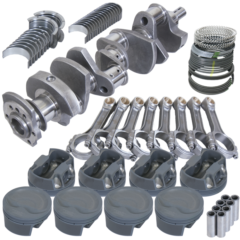 Eagle Chevy 350 3.750in Crank 6.000in I-Beam Rods -16cc 4.040in Pistons Rotating Assembly