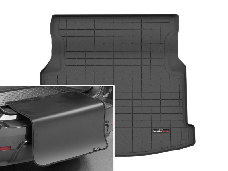 WeatherTech 2010+ Mercedes-Benz E-Class Coupe Cargo Liner w/ Bumper Protector - Black