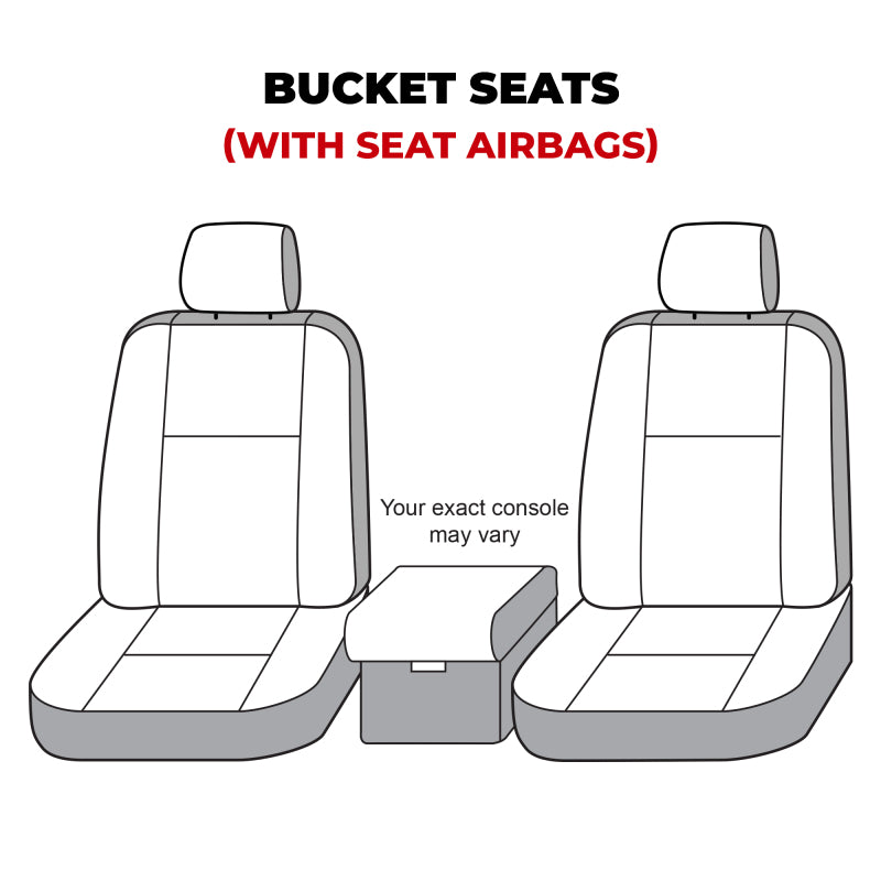 Covercraft 11-16 Dodge Ram Carhartt SeatSaver Custom Front Row Seat Covers - Gravel