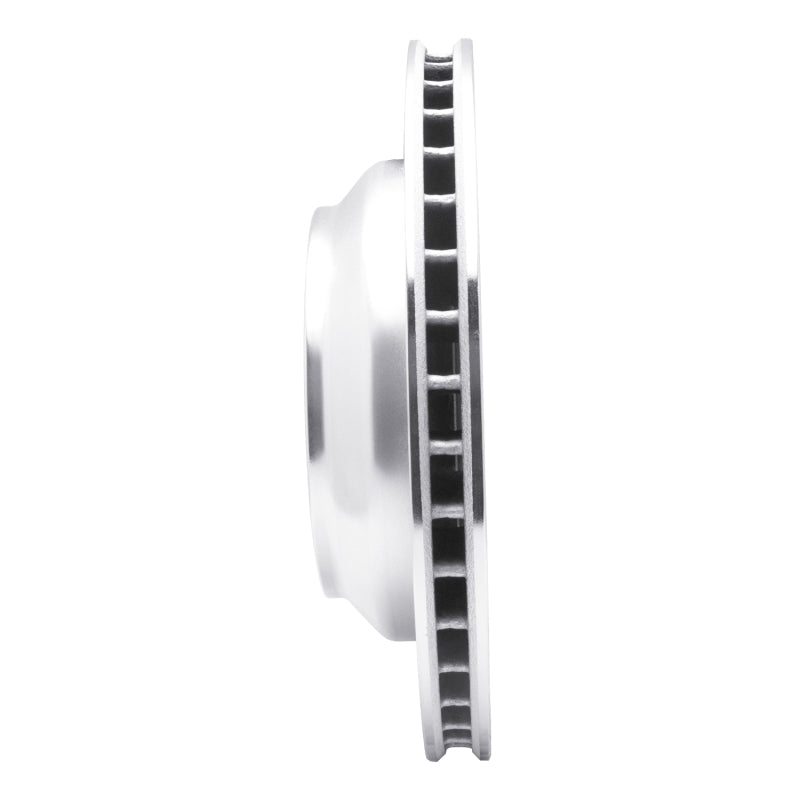 R1 03-18 Audi Q7 Rear Left Drilled & Slotted Silver Brake Rotor