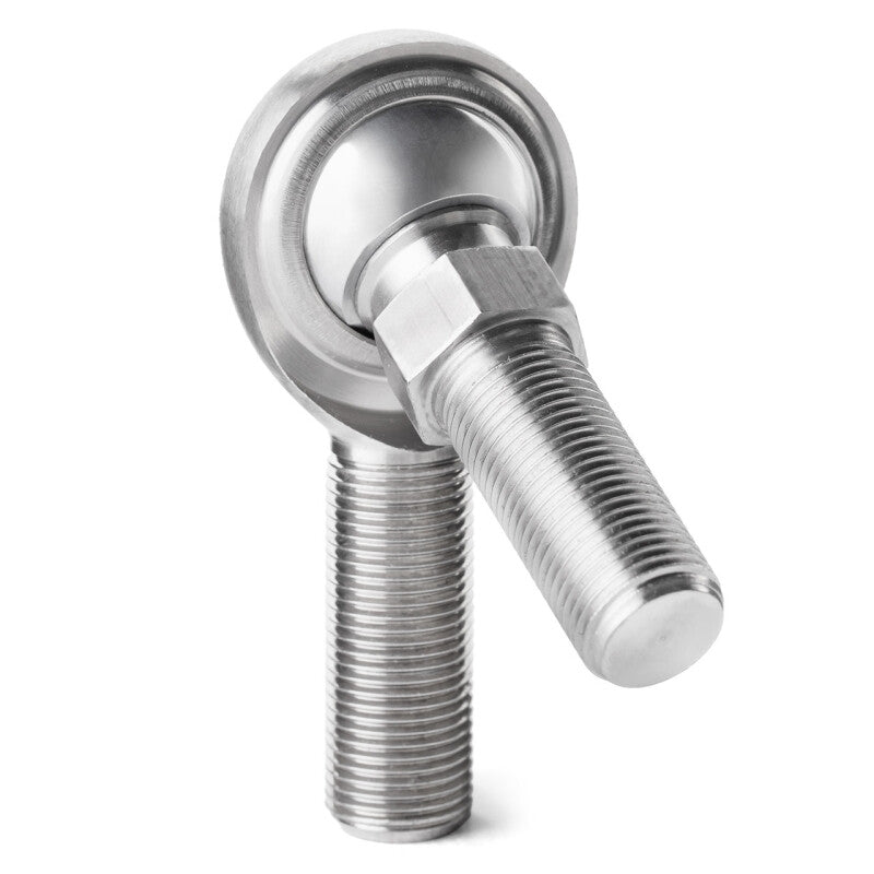 QA1 G Series 2-Pc Rod End - Male/Right Hand - .25in Bore x 1/4-28 w/Stud - Stainless Steel w/PTFE