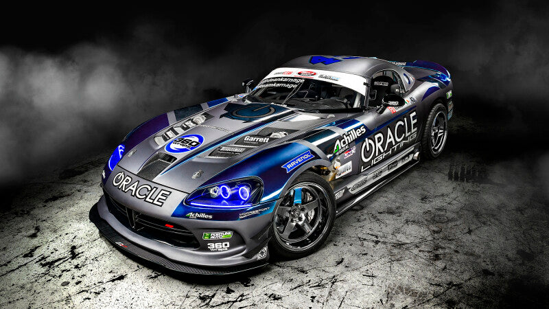 Oracle 03-09 Dodge Viper SRT-10 LED Headlight Halo Kit - Blue