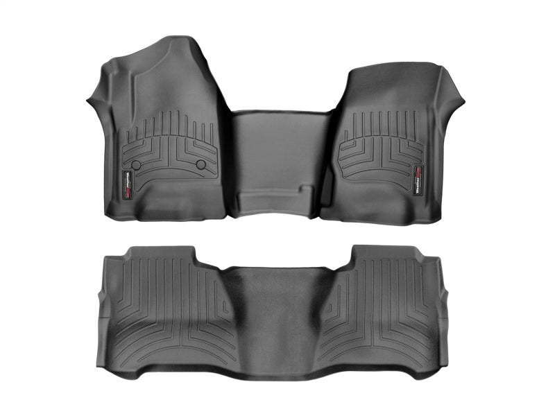 WeatherTech 14+ Jeep Wrangler Front and Rear FloorLiner - Black