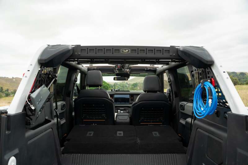 DV8 Offroad 21+ Ford Bronco Pocketed Rear Window Molle Panels (Soft Top/2-Door Models)