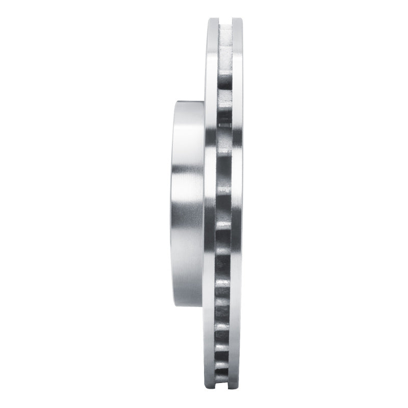 R1 92-03 Mazda 626 Front Right Drilled & Slotted Silver Brake Rotor