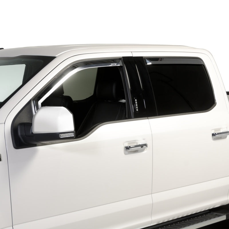 Putco 17-20 Ford SuperDuty - Crew Cab (Set of 4) Element Chrome Window Visors