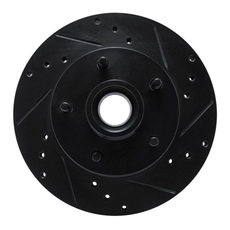R1 78-78 Buick Century Front Right Drilled & Slotted Black Brake Rotor