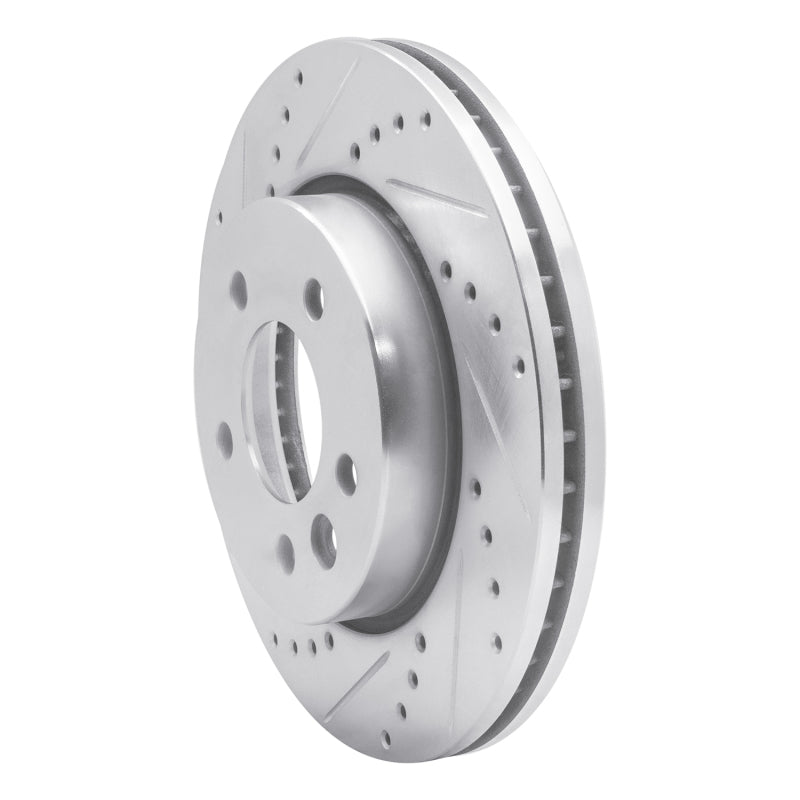 R1 10-17 Volkswagen AMAROK (Mexico) Front Left Drilled & Slotted Silver Brake Rotor