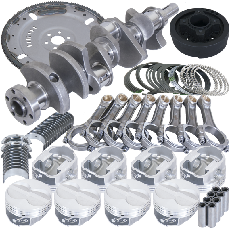 Eagle Ford 302 3.250in Crank 5.400in I-Beam Rods 4.030in Pistons 164 Tooth FP Balanced Assembly