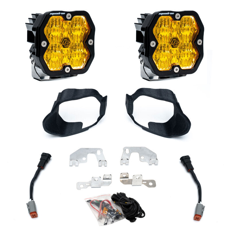 Baja Designs 19-24 Mercedes Sprinter 1500/2500/3500 Squadron Sport 2.0 Fog Pkt Kit (WC) - Baja Amber