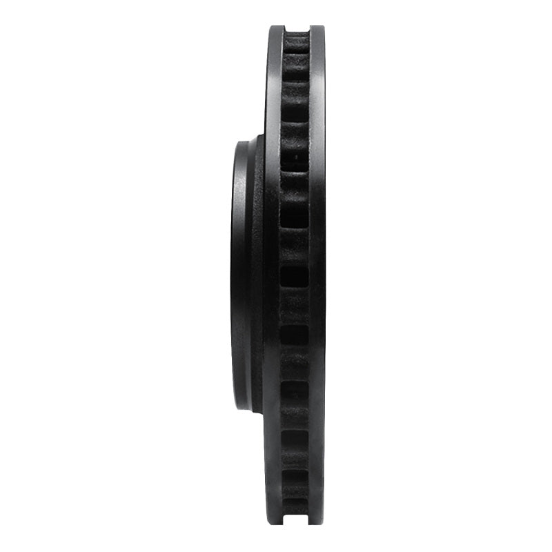 R1 04-09 Buick LaCrosse Front Right Drilled & Slotted Black Brake Rotor