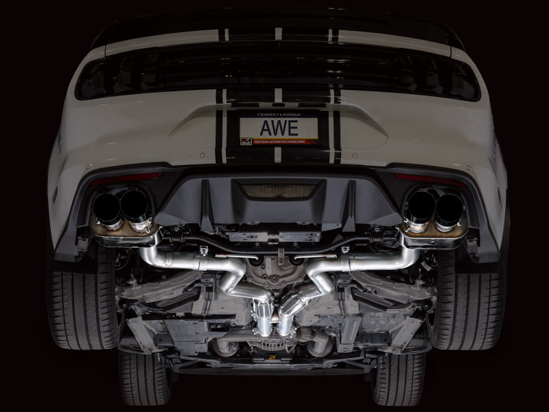 AWE Tuning 18-23 S550 Mustang GT SwitchPath Exhaust - Diamond Black Tips