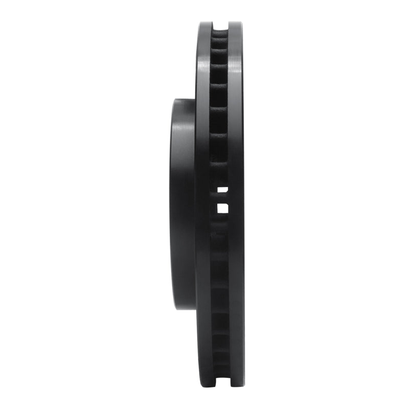 R1 1990-1997 Buick LeSabre Front Right Drilled & Slotted Black Brake Rotor