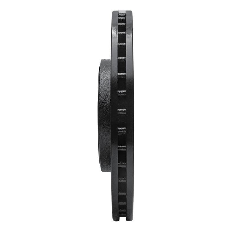 R1 11-25 Dodge Durango Front Right Drilled & Slotted Black Brake Rotor