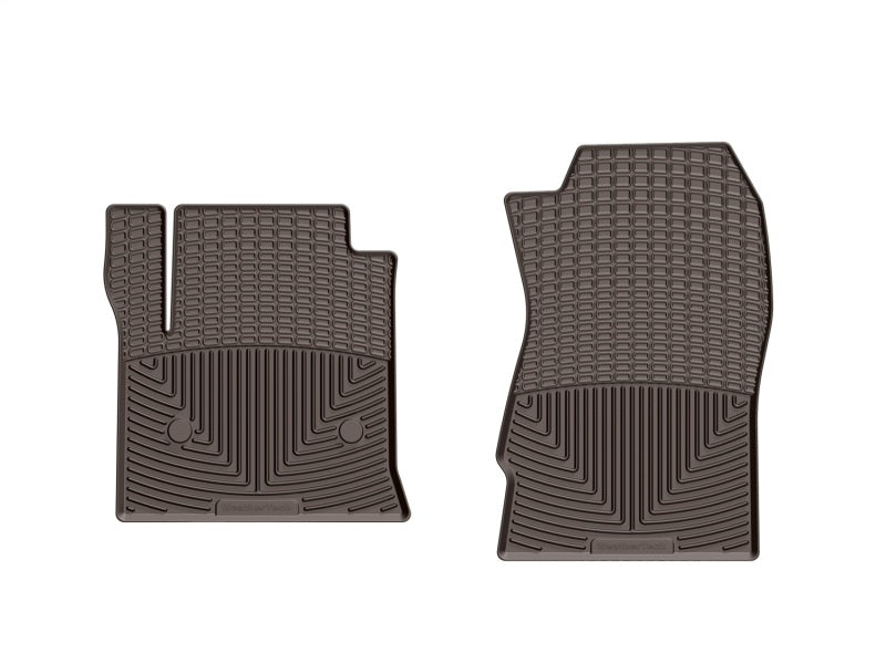 WeatherTech 26-26 Genesis GV70 1st Row Front All-Weather Floor Mats - Cocoa