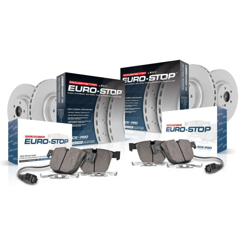 Power Stop 06-08 Mercedes-Benz SLK280 Front and Rear Eurostop Brake Kit