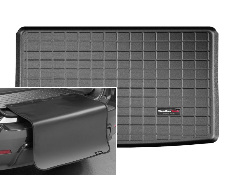 WeatherTech 14-16 Mercedes-Benz B-Class Cargo Liner w/Bumper Protector - Black - Electric Drive Only