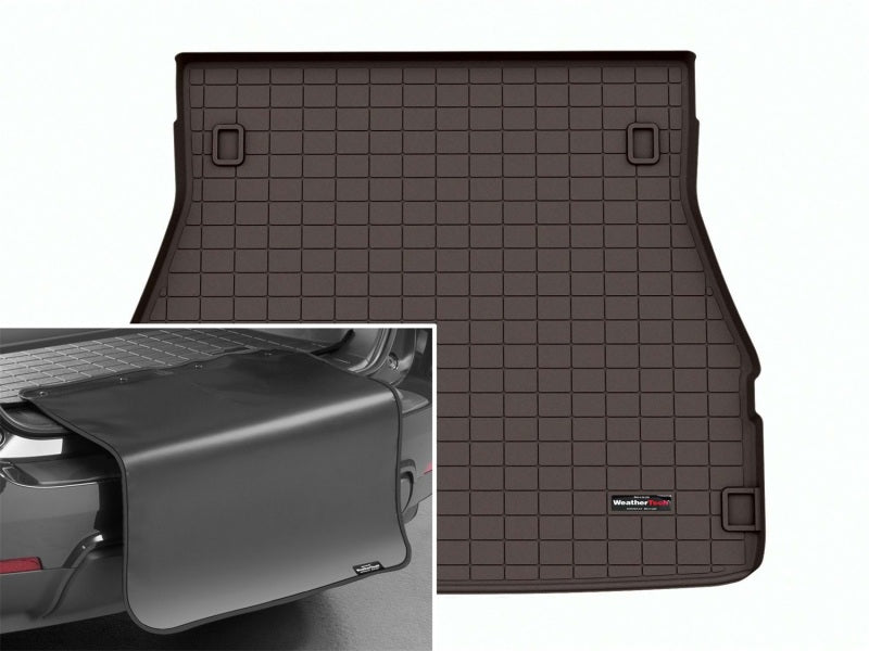 WeatherTech 2022 Lexus LX (7 Passenger Seating) Cargo Liner w/ Bumper Protector - Cocoa