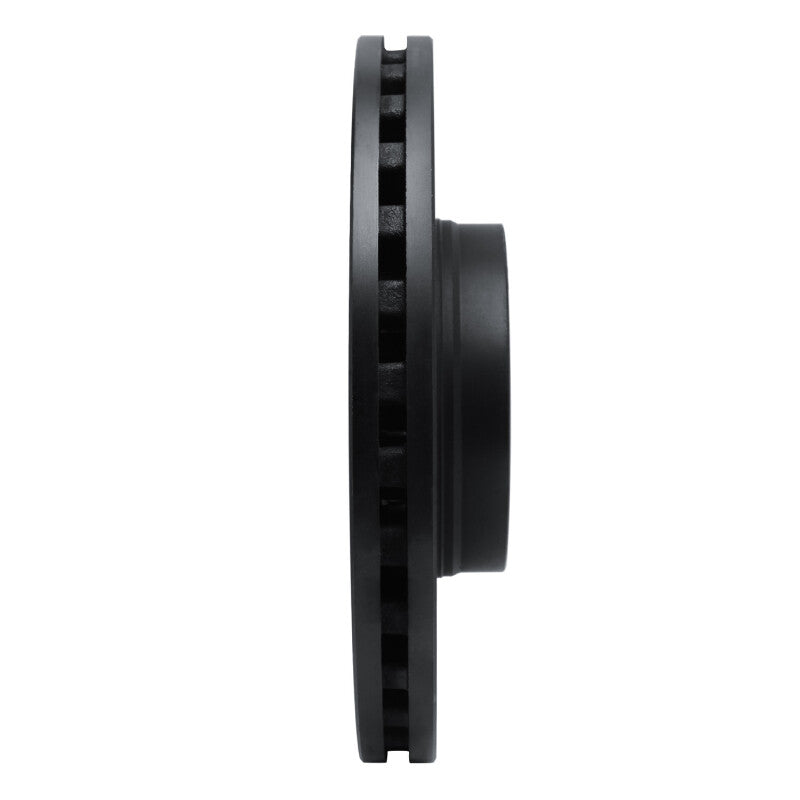 R1 15-25 Ford Transit-350 HD/DRW Front Right Drilled & Slotted Black Brake Rotor