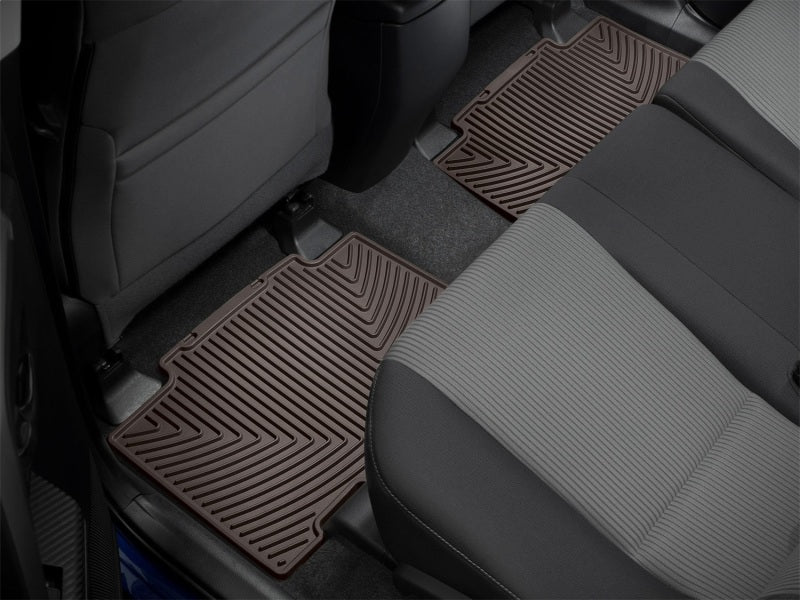 WeatherTech 2013+ Toyota RAV4 Rear Rubber Mats - Cocoa