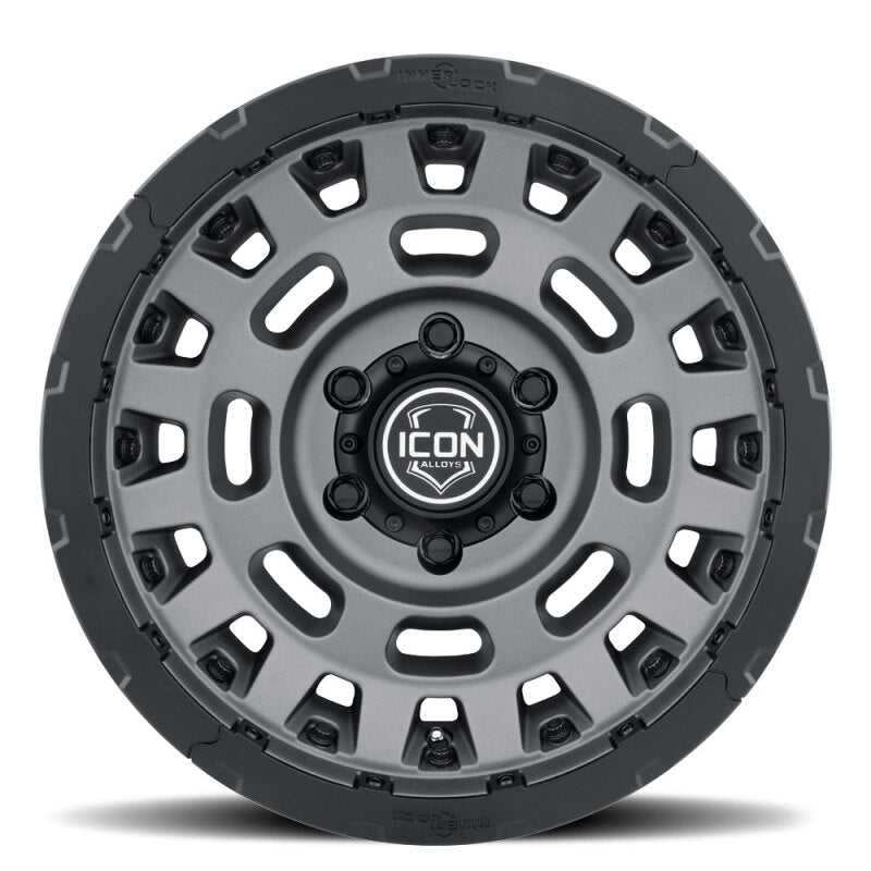 ICON Hammer Pro 17x8.5 / 5x150 / 25MM / 5.75in BS - Charcoal